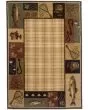 Hudson 1065b Beige/Black Area Rug