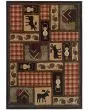 Hudson 1067a Brown/Red Area Rug