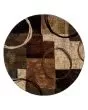 Hudson 2544b Brown/Black Area Rug
