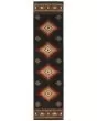 Hudson 87g Black/Green Area Rug