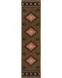 Hudson 87j Green/Red Area Rug
