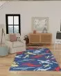 Imagination IMA06 Navy Multicolor Area Rug