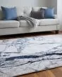 Indio 39GWF Ivory/Blue/Black Area Rug