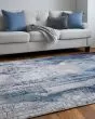 Indio 39H2F Ivory/Blue/Black Area Rug