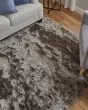 Indochine 4550F Gray/Black Area Rug