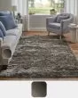 Indochine 4550F Gray/Black Area Rug