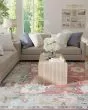 Karina 69G4F Red/Gray/Ivory Area Rug
