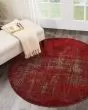 Karma KRM01 Red Area Rug