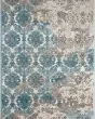 Karma KRM05 Ivory/Blue Area Rug