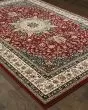 Kashan 119n Red/Ivory Area Rug