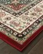 Kashan 119n Red/Ivory Area Rug