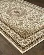 Kashan 119w Ivory/Beige Area Rug