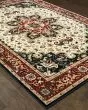 Kashan 96w Red/Ivory Area Rug