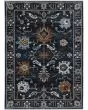 Keira KEI08 Blue/Rust Area Rug