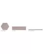 Kensington Petal Glossy Ceramic Tile