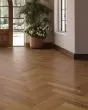 The Gault Estate Herringbone English Brown Oak Hardwood