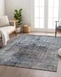Karaj KJ2 Blue Area Rug