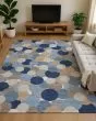 Kenner KN9 Blue Area Rug
