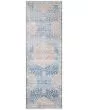 Layla LAY-07 Blue/Tangerine Area Rug
