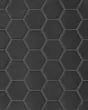 Le Cafe Black Matte Porcelain 2"x2" Hexagon Mosaic Tile