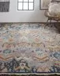 Leylan 0563F Blue/Gray/Tan Area Rug