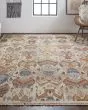 Leylan 0563F Tan/Ivory/Orange Rug