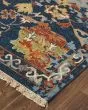 Leylan 0587F Blue/Orange/Red Rug