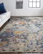 Leylan 0587F Blue/Orange/Red Rug
