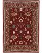 Lilihan 43s Red/Black Area Rug