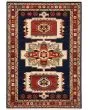 Lilihan 90b Blue/Red Area Rug