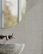 Linencloth 2 Pewter 12x24 Porcelain Tile