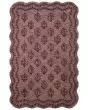 Lisette LST-01 Plum/Dark Plum Area Rug