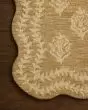 Lisette LST-01 Wheat/Ivory Area Rug