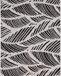 Lucia 2770 Black/White Folia Area Rug