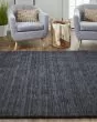 Luna 8049F Black Area Rug