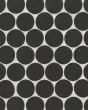 Makoto Kuroi Black Matte Glazed Porcelain 2" Mosaic Tile