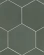 Makoto Midori Green Matte Glazed Porcelain 10"x11.5" Tile