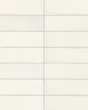 Makoto Shoji White Matte Glazed Ceramic 2.5"x10" Tile