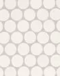 Makoto Shoji White Matte Glazed Porcelain 2" Mosaic Tile