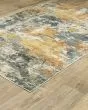 Malibu mal05 Blue/Gold Area Rug
