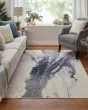 Mandana 39M0F Ivory/Blue Area Rug