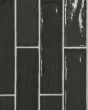 Marin Black Sea Glossy Glazed Ceramic 2.5"x10" Wall Tile