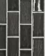 Marin Black Sea Glossy Glazed Ceramic 2.5"x5" Wall Tile