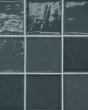 Marin Midnight Tide Glossy Glazed Ceramic 4"x4" Wall Tile
