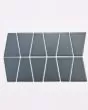Marin Midnight Tide Matte Porcelain Trapezoid Mosaic Tile