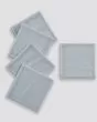 Marin Misty Blue Glossy Glazed Ceramic 4"x4" Wall Tile