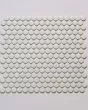 Marin Pearl White Matte Porcelain 3/4" Penny Mosaic Tile