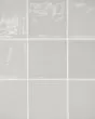 Marin Pebble Grey Glossy Glazed Ceramic 4"x4" Wall Tile
