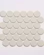 Marin Sand Dollar Matte Porcelain 2" Penny Mosaic Tile