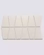 Marin Sand Dollar Matte Porcelain Trapezoid Mosaic Tile